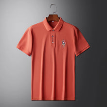 Load image into Gallery viewer, Men's Embroidered Casual Fashion Short Sleeved POLO Shirt Summer Comfortable Top
