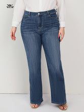 Load image into Gallery viewer, Plus Size Wide Leg Jeans
