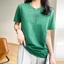 Load image into Gallery viewer, Loose Cotton Summer Tee Women
