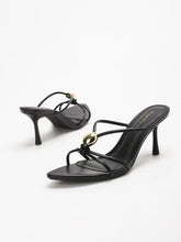 Load image into Gallery viewer, Women's fashionable, elegant, comfortable, simple and versatile high heels, peep-toe breathable slip-on stilettos.
