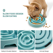 Load image into Gallery viewer, Pet Slow Food Bowl - Non slip and Durable - Suitable for pets of all sizes

