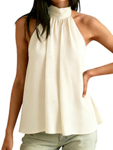 Load image into Gallery viewer, Women's Halter Tops Casual Loose Fit Stylish Solid Color Sleeveless Vest Suitable for Summer
