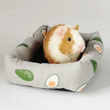 Load image into Gallery viewer, Pet Sleep Bed Rectangle Mat with Rattan Cooling Pad for Small Animals Dogs Cats Rabbit Guinea Pig Hamster Squirrel All Seasons
