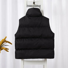 Load image into Gallery viewer, Women Fashion Autumn New 2026Stand Collar Elegant Down Coats Warm Outerwear Casual Belt Sleeveless Winter Women Vests Jackets
