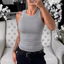 Load image into Gallery viewer, Women Summer Tank Tops Ladies Casual Sleeveless Slim Vest Tops
