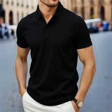 Load image into Gallery viewer, 2026 New Men's Casual and Fashionable Simple Collared Short Sleeved Polo Shirt Summer Comfortable Breathable and Versatile Top
