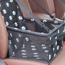 Load image into Gallery viewer, Pet Dog Car Carrier Seat Bag Waterproof Basket Folding Hammock Pet Carriers Bag For Small Cat Dogs Safety Travelling Mesh
