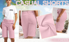 Load image into Gallery viewer, Trendy High Waist Chino Shorts
