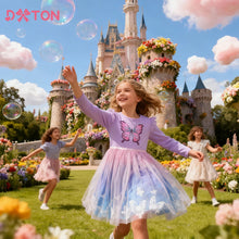 Load image into Gallery viewer, Gradient Tulle Butterfly Girls Dress
