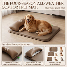Load image into Gallery viewer, New Pet Bed with Pillow Removable and Washable Pet Mats All-Season Soft Cushion for Dogs and Cats Pet Supplies
