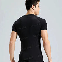 Load image into Gallery viewer, Gym Fitness T Shirt Men's Short Sleeve Summer Boxing Jersey Legging Men Rashguard Compression Pants Quick Dry Tight T-Shirts Men
