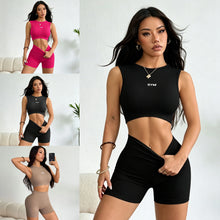 Load image into Gallery viewer, LEOSOXS 2pcs Seamless Yoga Set Gym Clothes Athletic Wear Yoga Suits Women Fitness Set Tracksuits Sports Bra Leggings Sportswear
