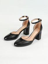 Load image into Gallery viewer, Women Chunky Block Heel Slingback Pumps
