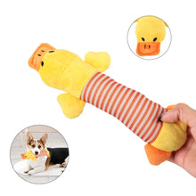 Load image into Gallery viewer, Fit for All Pets Dog Cat Fleece Toys Popular Squeak Chew Sound Dolls Elephant Duck Pig Pet Funny Plush Toys
