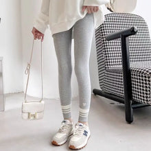 Load image into Gallery viewer, Girls Leggings Spring Autumn Casual Outerwear Pants 3-10Y Heart Pattern Ribbed Cuffs Kids Stretchy Tights Fashion Girls Bottoms
