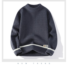 Load image into Gallery viewer, Men Casual Comfortable Warm Sweaters men round neck  Solid knitwear Men's High-Quality Fashion Trend Sweater 2025 Autumn/Winter
