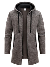 Load image into Gallery viewer, Oversized Streetwear Hooded Zip Jacket
