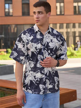 Load image into Gallery viewer, Floral 3D Print Casual Shirt
