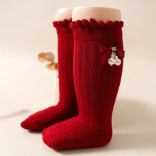 Load image into Gallery viewer, Sparkly Bow Baby Knee Socks
