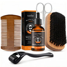 Load image into Gallery viewer, Men's beard care set, beard essence lotion, gently nourishes and strengthens the hair roots, promotes beard growth
