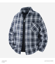 Load image into Gallery viewer, Plaid Flannel Casual Long Shirt
