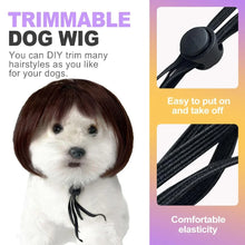 Load image into Gallery viewer, Pet Wigs Cosplay Props Dog Cat Cross-Dressing Hair Set Photography Funny Props Head Accessories Prank Pet Supplies Costumes DIY
