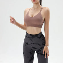 Load image into Gallery viewer, Women's Sports Bra Shock-proof Push-up Beautiful Back Cross Fitness Vest Top Gym Clothing Yoga Vest Running Sexy Fitness Bra
