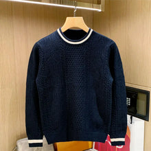 Load image into Gallery viewer, 2025 Winter New Fashion Twist Knitted Sweater Men Trendy Casual Solid Color Warm Versatile Handsome Men Sweater
