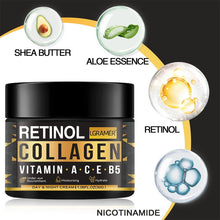 Load image into Gallery viewer, Men's Retinol Collagen Face Cream Skincare Moisturizing Brightening Hydrating Smooth Wrinkles Firming Facial Men Skin Care
