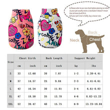 Load image into Gallery viewer, Windproof Graffiti Print Dog Vest
