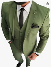 Load image into Gallery viewer, Notch Lapel Three-Piece Suit
