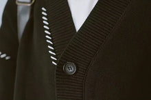 Load image into Gallery viewer, Retro Patchwork Knit Cardigan
