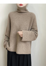 Load image into Gallery viewer, Elegant Merino Turtleneck Knit Sweater
