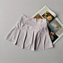 Load image into Gallery viewer, High Waist Tennis Skirt Shorts
