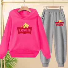 Load image into Gallery viewer, Kids Hooded Sportswear Set
