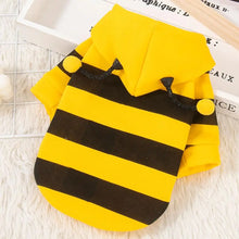 Load image into Gallery viewer, Bee Pet Puppy Coat Apparel Outfit Dog Hoodies Winter Warm Cat Cosplay Costume Holiday Outfit for Small Medium Dogs &amp; Cats
