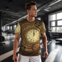 Load image into Gallery viewer, Gym T Shirt For Men Steampunk Design T-Shirts Fashion Wonderful Clockwork Vintage Summer Tees O Neck Streetwear Design Tops
