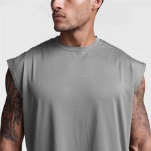 Load image into Gallery viewer, Gym Bodybuilding Tank Tops Mens Fitness Training Sleeveless Shirt Workout Muscle Vests Mesh Breathable Quick Dry Loose Singlets
