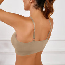 Load image into Gallery viewer, Sports Bras For Women Wireless Soft Workout Bra Full Coverage Push Up Bralettes Seamless Crop Cami Bra For Yoga
