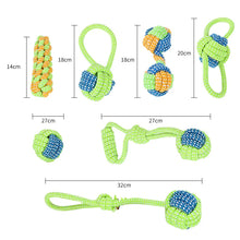 Load image into Gallery viewer, Pet Dog Toys for Large Small Dogs Toy Interactive Cotton Rope Mini Dog Toys Ball for Dogs Accessories Toothbrush Chew Puppy Toy
