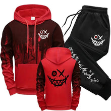 Load image into Gallery viewer, Men's Tracksuit  Men Two Piece Sets Versatile Casual Jogging Sweatshirts Fashion Comfort Daily Sports Simple Splashed Ink Hoodie
