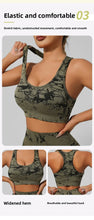 Load image into Gallery viewer, Women Seamless Tie Dye Yoga Set Quick Dry Sports Bra Shorts Lightweight Breathable Workout Outfit
