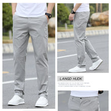 Load image into Gallery viewer, Men's High-Quality Chinos -Cotton Casual Trousers - Breathable Straight Pants (Sizes w28-w40)
