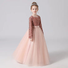 Load image into Gallery viewer, Classic Girls Chiffon Ball Gown
