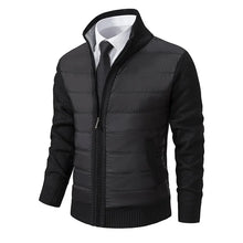 Load image into Gallery viewer, Autumn Winter Sweaters for Men Casual Knitted Sweaters Large Size Solid Color Plus Velvet Cardigan Knitted Sweater Cotton Coat
