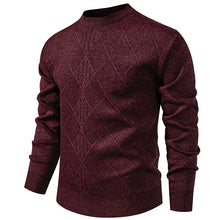 Load image into Gallery viewer, New Sweater Men Casual Knitted Pullover Solid Color Warm Regular Fit Round Neck Sweater Pullovers Mens Sweatwear
