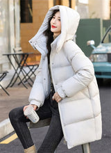 Load image into Gallery viewer, Warm Hooded Winter Padded Jacket

