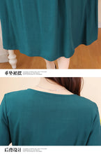 Load image into Gallery viewer, New Fashion Summer Dresses For Women 2025 Elegant Casual Short Sleeve Midi Dress Soild Colour Women Clothing
