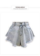 Load image into Gallery viewer, Women Denim Shorts Jeans Summer Beach Clothing Feminino Wide Leg Loose Short Femme Pantalones Cortos Ropa Mujer Fashion Clothes
