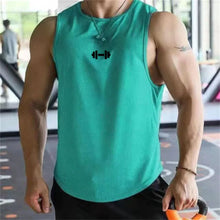 Load image into Gallery viewer, Summer Men's Tank Top Fitness Training Clothing Quick-drying Loose Bodybuilding Sleeveless Shirt Men Fashion Basketball Vest
